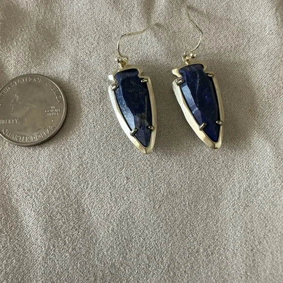 Earrings Dangle BlueStone - Picture 2 of 3